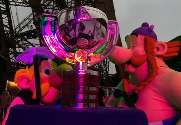 IIHF trophy in Paris